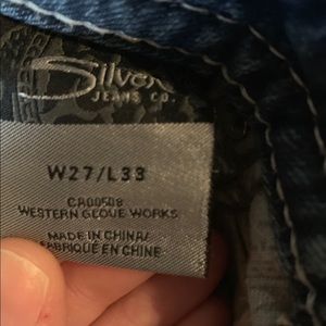 Silver Jeans Jeans - Silver Jeans distressed size 27 Silver Jeans Jeans - Silver Jeans distressed size 27